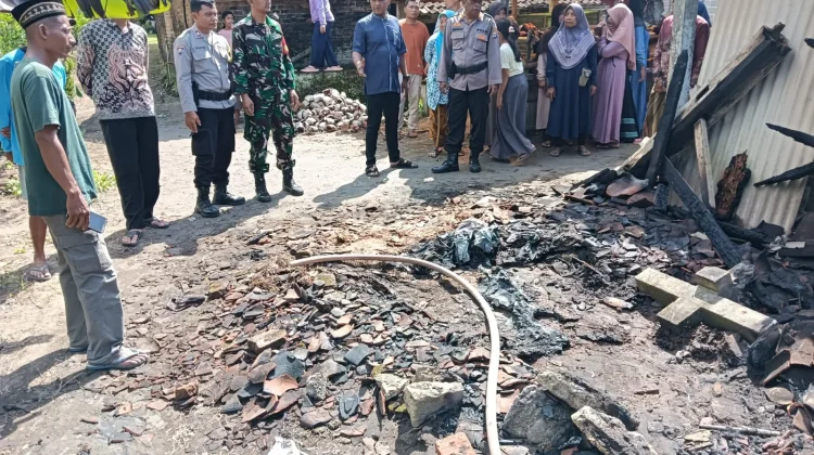 Seorang Lansia Meninggal Terbakar saat ditinggal salat Idulfitri