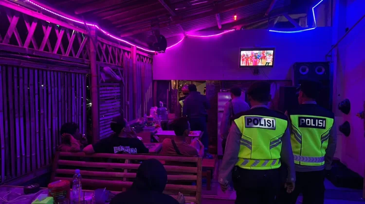 Gelar Razia Dini Hari, Polres Bantul Sidak Karaoke Menyaru Warung Makan