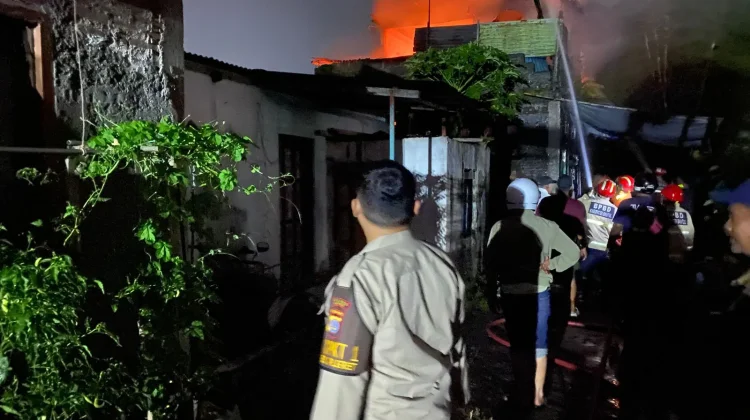 Satu Rumah di Pleret Ludes Terbakar, Kerugian Mencapai Puluhan Juta