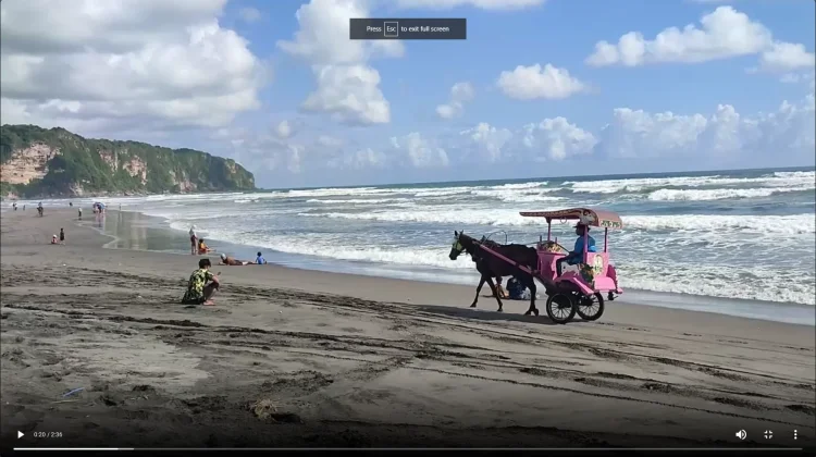 Mulai 1 Juli 2026, Tarif Pantai Barat Bantul Hanya Rp5.000 Saja