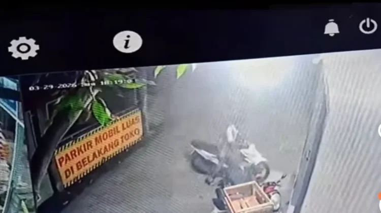 Motor Pegawai Toko di Jetis Digondol Orang Tak Dikenal