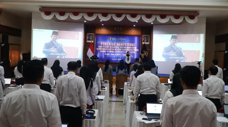 Petakan Potensi Manajerial, Jajaran Kemenkum DIY Ikuti Penilaian Kompetensi