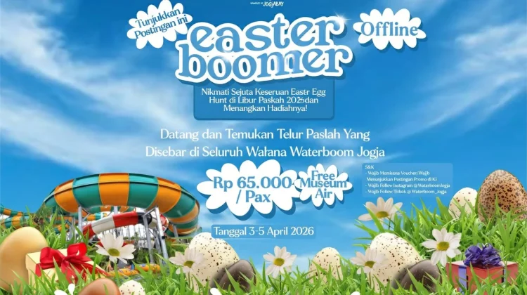 Easter Boomer Waterboom Jogja Meriahkan Libur Paskah