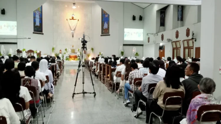 Ibadah Jumat Agung di Kapel Maria Bintang Samudra