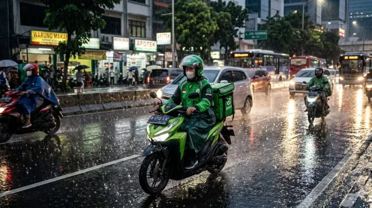 Ini Alasan, Mengapa Ketika Hujan Sulit Mencari Ojek Online