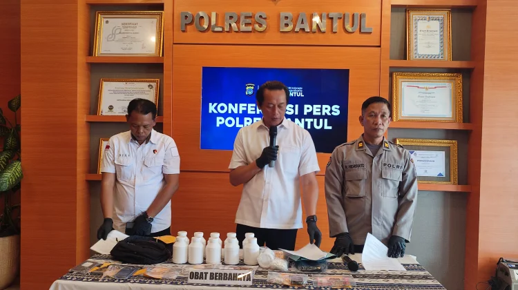 Polres Bantul Ungkap Peredaran Pil Sapi, Satu Orang Berstatus DPO