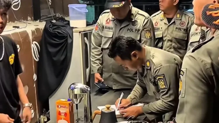 Street Coffee di Kewek Kembali Ditertibkan, 14 Peralatan Diamankan
