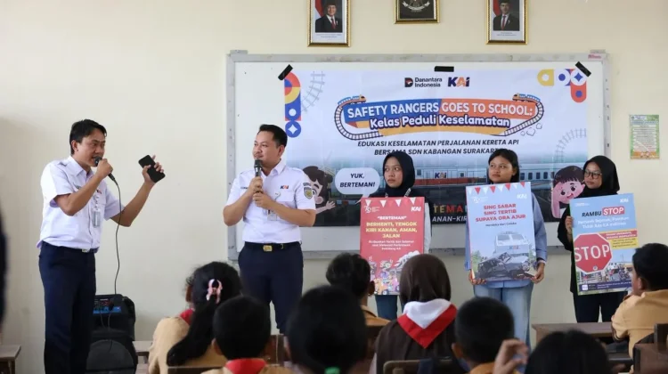 Edukasi Keselamatan, KAI Gelar Safety Rangers Goes to School