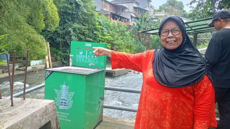 Tanpa Sumur, 90 Rumah di Kampung Badran Bergantung pada Belik Kali Winongo