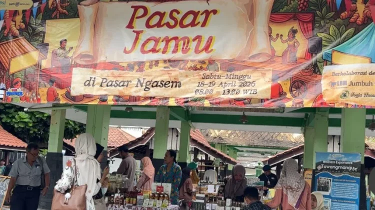 Kenalkan Khasiatnya, Pasar Jamu Digelar di Pasar Ngasem