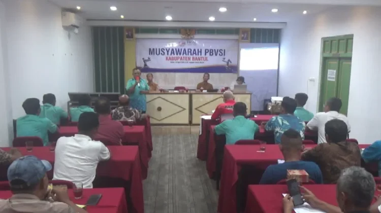 Ketua DPRD Bantul, Hanung Raharjo Didapuk Sebagai Ketum PBVSI Bantul 2026-2030