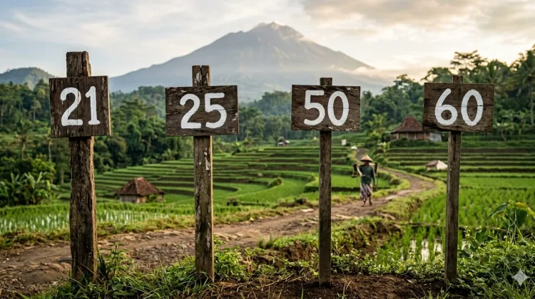 Makna dan Filosofi Angka  21, 25, 50, dan 60 bagi Masyarakat Jawa