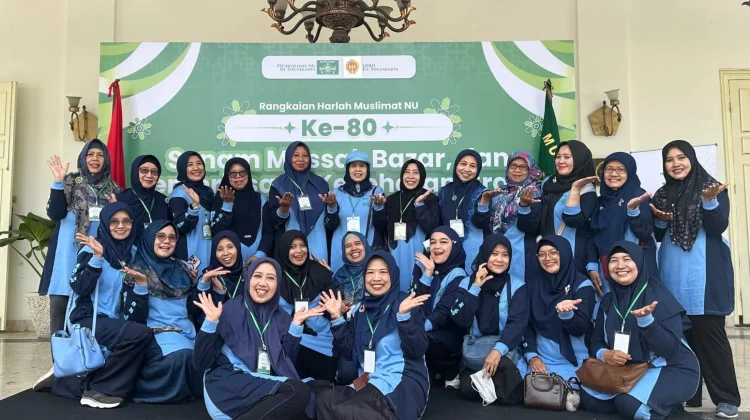 Muslimat NU DIY Harlah 80 Hadirkan Senam dan  Bazar