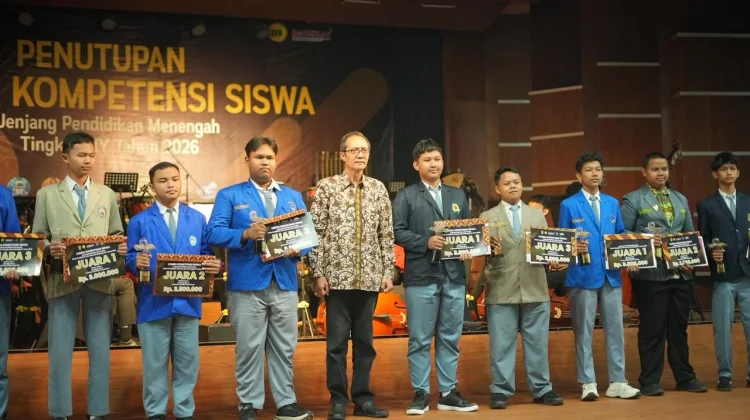 Dikpora DIY Resmi Menutup Ajang LKS SMK 2026