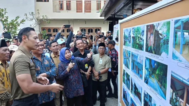 AHY Tinjau RTP Mrican, 5 Hektare Kawasan Kumuh Disulap Jadi Tertata
