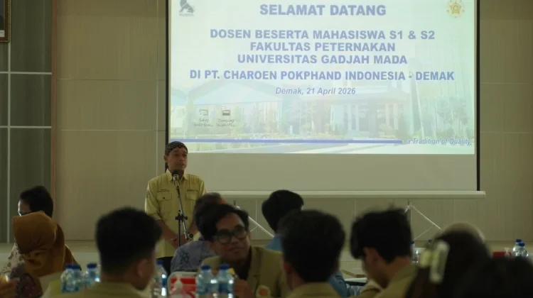 Mahasiswa Fapet UGM Berkunjung ke PT Charoen Pokphand Indonesia