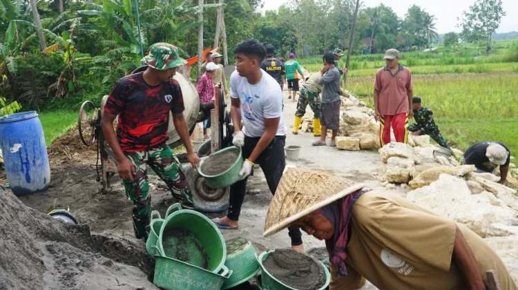 Kodim 0731 Kulon Progo Optimis Sasaran TMMD Dapat Tercapai Tepat Waktu