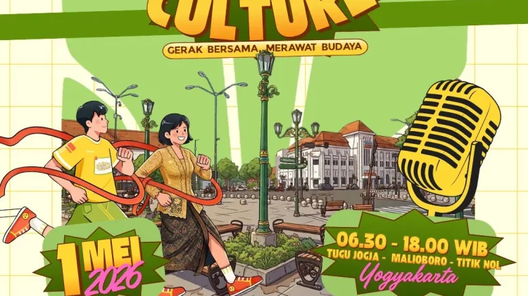“Move With Culture” Ajak Warga Jogja Jalan Santai Sambil Merawat Budaya