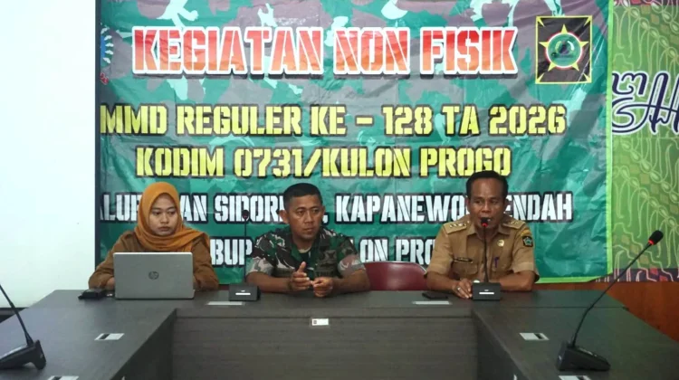 Kodim 0731 Kulon Progo Gelar Penyuluhan Wawasan Kebangsaan dan Kesehatan