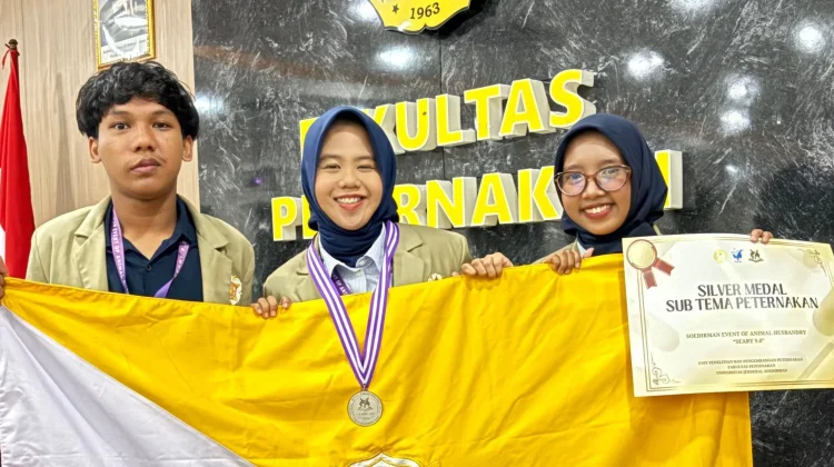 Tim Mahasiswa Fapet UGM Raih Juara 2 Kompetisi Ilmiah di Unsoed
