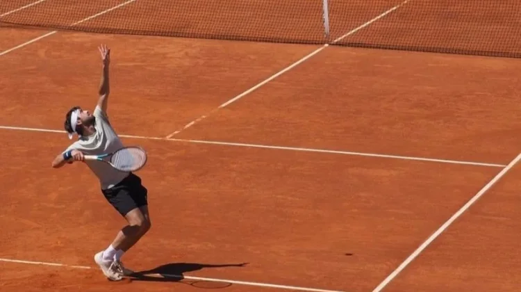 Nikoloz Basilashvili Kalahkan Petenis Peringkat Enam Dunia Ben Shelton