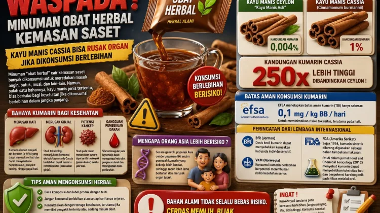 Waspadai Risiko Tersembunyi Minuman Herbal Kemasan Saset