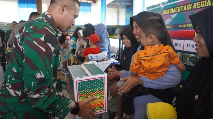 Pencegahan Stunting, Kodim 0731 Kulon Progo Salurkan Paket Makanan Bergizi