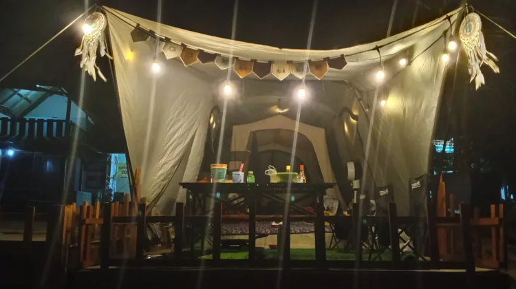 Glamping Watu Kodok, Alternatif Berkemah dengan Nuansa Pantai