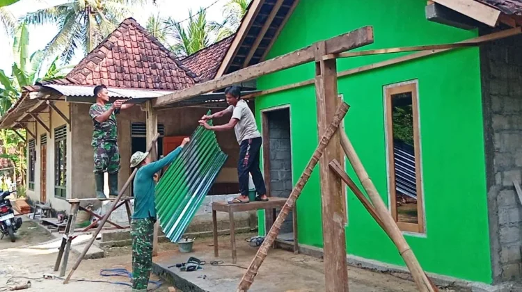Berkat TMMD, Rumah Lasinem Jadi Layak Huni