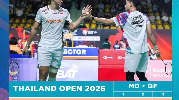 Leo/Daniel Amankan Tiket Semi Final Thailand Open 2026