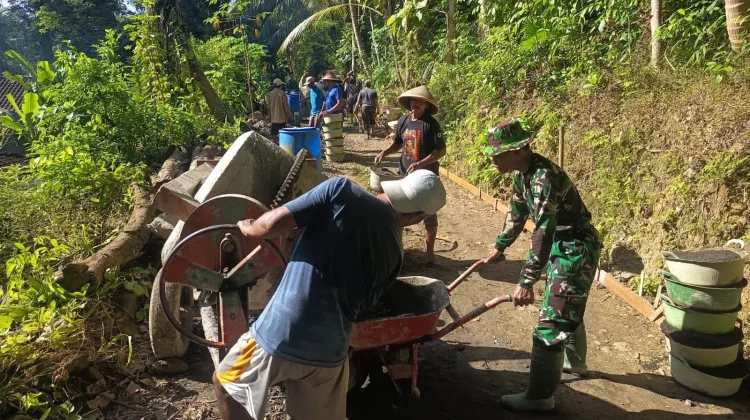 Masuki Fase Akhir, Satgas TMMD Terus Pacu Pembangunan Infrastruktur