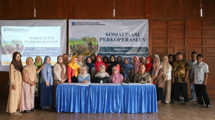 Sosialisasi Perkoperasian, Dinkop UKM Sleman Tekankan Tata Kelola Koperasi Sehat