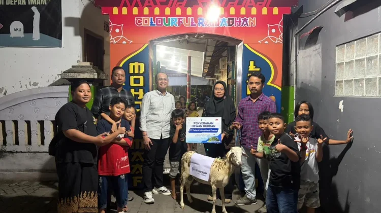 Perusahaan Finance Ini Tebar Ratusan Hewan Kurban Sambut Iduladha
