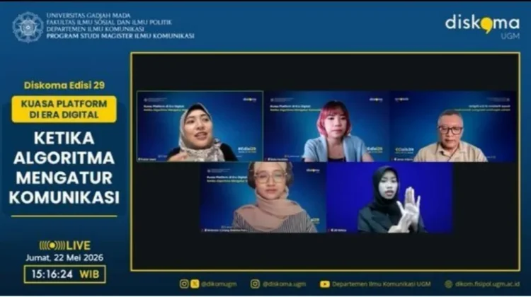 Bedah Riset Diskoma UGM: ketika Algoritma Mengatur Komunikasi dan Mengancam Media