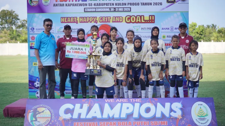 Libas Lawan 8-0, Wates A  Jadi Juara Putri Binangun Cup 2026