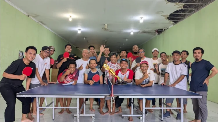 Tongseng Kepala Sapi Meriahkan Turnamen Tenis Meja