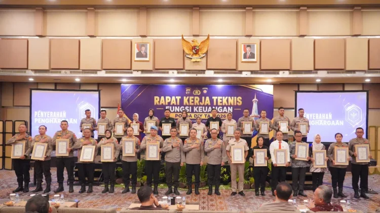 Polda DIY Raih Sejumlah Penghargaan dalam Rakernis Keuangan 2026