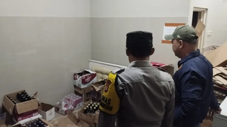 Razia Besar-besaran, Polres Bantul Sita 379 Botol Miras di Tiga Lokasi Berbeda