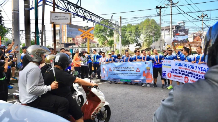 Gandeng Rail Runners, KAI Gelorakan Hidup Sehat Sekaligus Edukasi Keselamatan