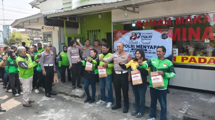 Sambut Hari Bhayangkara, Polda DIY Ajak Ojol Pelopori Keselamatan Berlalu Lintas
