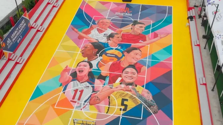 FIVB dan Volleyball World Bangun Lapangan VNL Legacy di Tiga Kota