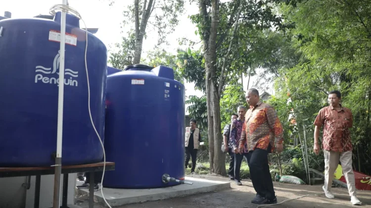 Siap Hadapi Perubahan Iklim, Air Hujan di Gemawang Dipanen dan Diolah Berbasis RO