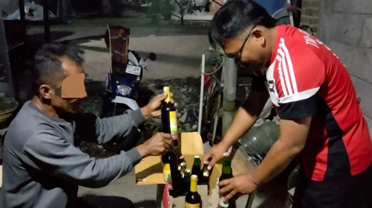 Tempat Pengepul Rongsokan di Sedayu Jadi Lokasi Jualan Miras Ilegal