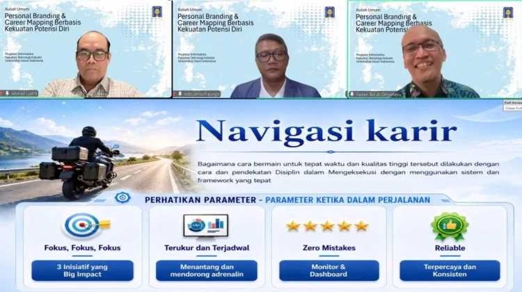 Kuliah Umum FTI UII, Praktisi Ungkap Kunci Kompetisi Masa Depan Bersaing dengan AI