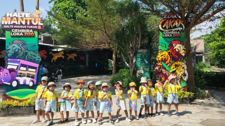 Siswa TK Anak Bintang Antusias Wisata Edukasi ke Gembira Loka