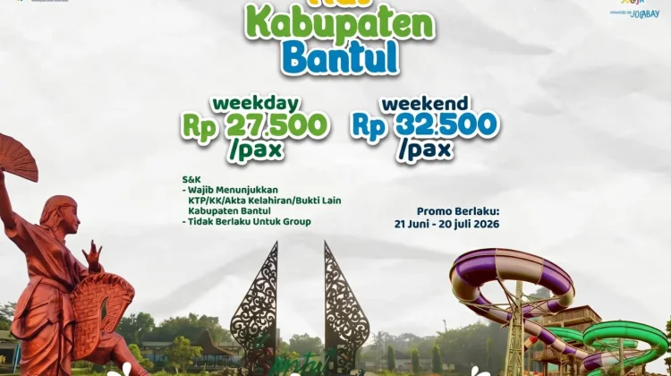 Waterboom Jogja Hadirkan Promo Spesial Sambut HUT Bantul Ke-195