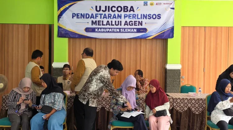 Jadi Wilayah Uji Coba Digitalisasi Perlinsos, 2.500 Warga di Sleman Daftar Mandiri