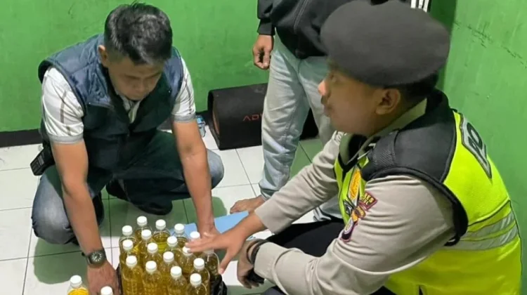 Razia Dua Hari, Polres Bantul Sita 53 Botol Miras Ilegal