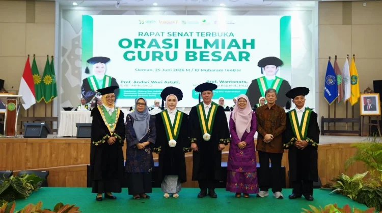 Kukuhkan 2 Guru Besar, Unisa Yogyakarta Perkuat Ekosistem Akademik