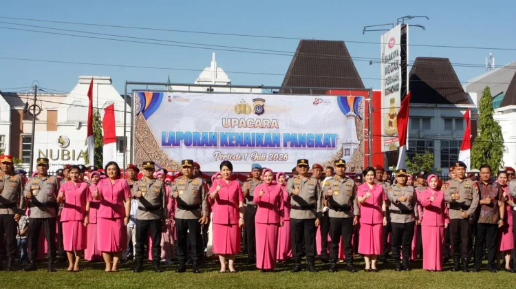 Hari Bhayangkara, Sebanyak 304 Personel Polda DIY Bersyukur Naik Pangkat